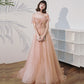 One Shoulder Slim Fairy Aura Light Gauze Bridesmaid Dress Dress Me Up