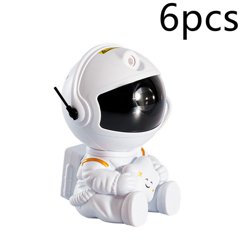 Mini Version Of Astronaut Star Projection Lamp Creative Gift Atmosphere Decorative Lamp Colorful Flowing Starry Night Light Dress Me Up