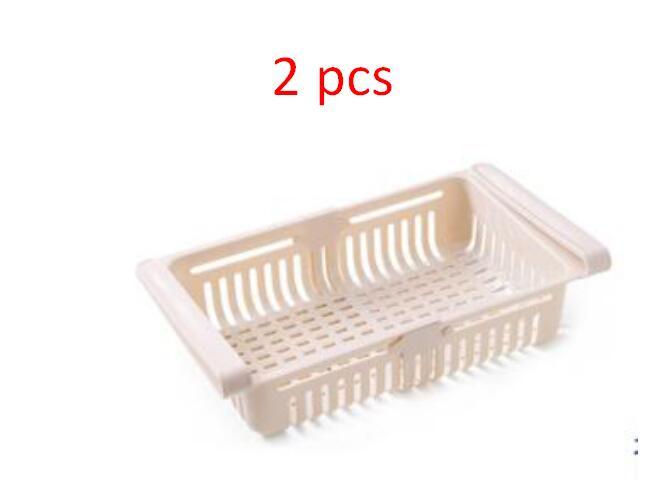 Refrigerator Storage Basket Stretchable Multifunction Kitchen Refrigerator Storage Box Dress Me Up