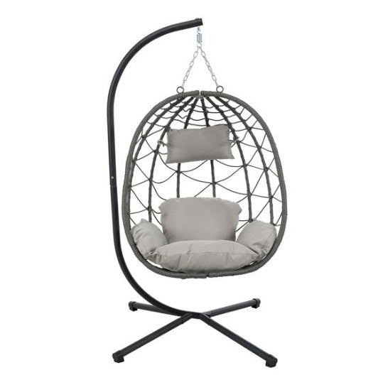 Indoor And Outdoor Swing Chairs, Hanging Basket Chairs With Stands Are Suitable For Bedrooms, Living Rooms, Balconies, And Are Prohibited From Being Sold On The Wayfair Platform CoolZStuffs