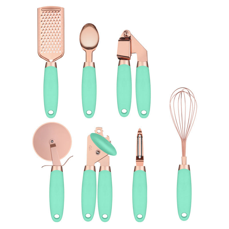 Kitchen Household Peeler Gadget Copper Plating Set Dress Me Up