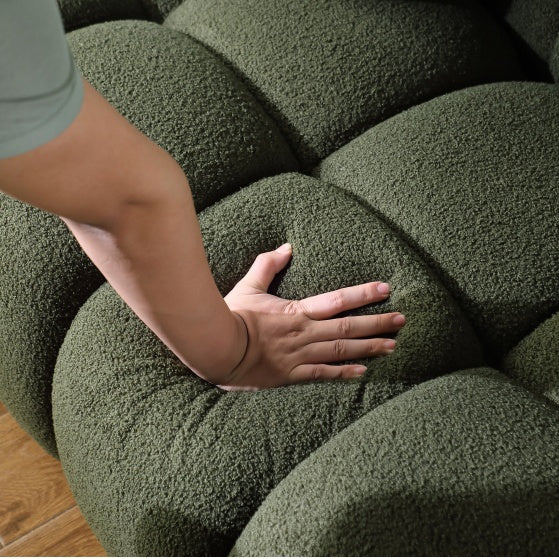 Home Upholstered Sofa Green CoolZStuffs