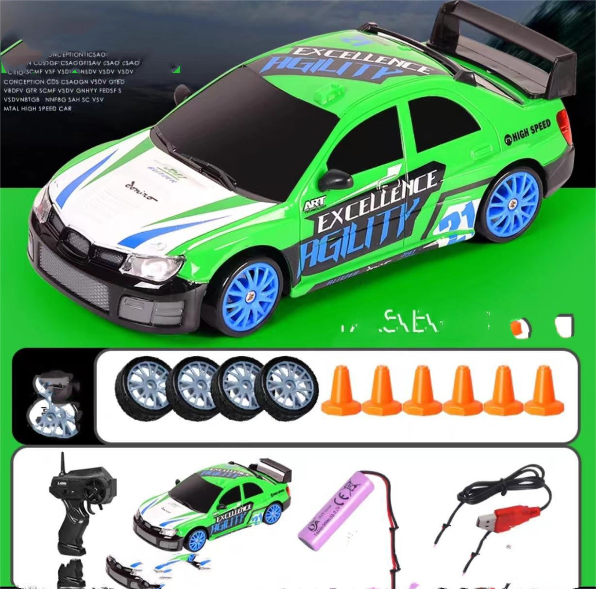 2.4G Drift Rc Car 4WD RC Drift Car Toy Remote Control GTR Model AE86 Vehicle Car RC Racing Car Toy For Children Christmas Gifts Dress Me Up