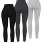 Women'S Solid High Waist Shapewear Legging Pants, Casual Tummy Control Comfy Skinny Pants for Daily Wear, Ladies Shapewear for Fall & Winter