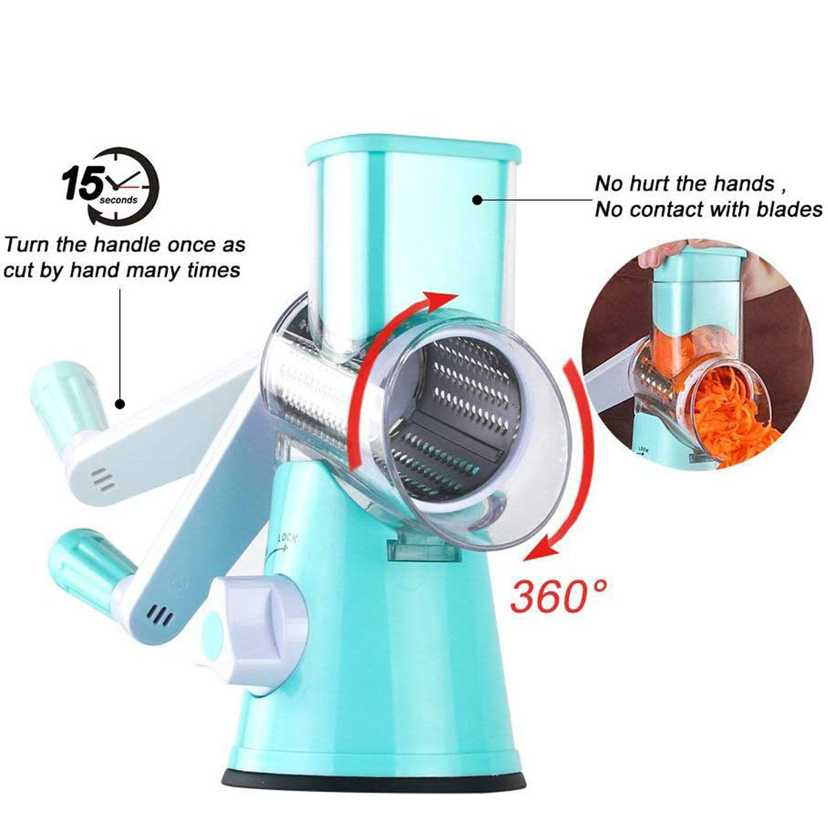 Manual Kitchen Accessories Multifunctional Round Mandoline Potato Slicer Vegetable Cutter Slicer Cheese Kitchen Gadgets Dress Me Up