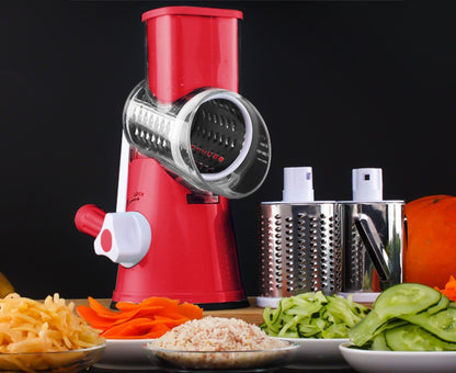 Manual Kitchen Accessories Multifunctional Round Mandoline Potato Slicer Vegetable Cutter Slicer Cheese Kitchen Gadgets Dress Me Up