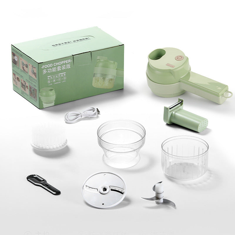 Chopper Mini Wireless Electric Mashed Garlic Cutting And Pressing Stir Dress Me Up