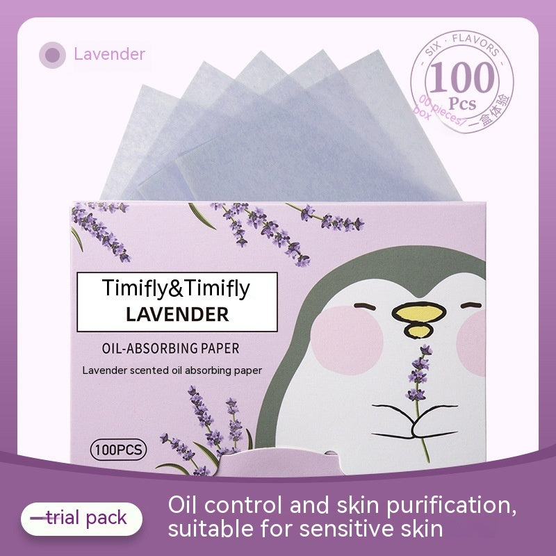 Oil-absorbing Sheets Face Oil Obsorbing Sheet 100 Pieces Fragrance Dress Me Up