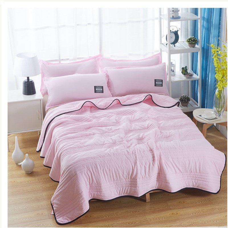 Cooling Blankets Pure Color Summer Quilt Plain Summer Cool Quilt Compressible Air-conditioning Quilt Quilt Blanket Dress Me Up