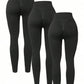 Women'S Solid High Waist Shapewear Legging Pants, Casual Tummy Control Comfy Skinny Pants for Daily Wear, Ladies Shapewear for Fall & Winter