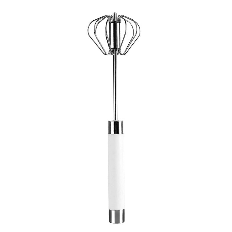 Semi-automatic Stainless Steel Egg Beater Whisk Hand Pressure Rotating Manual Mixer Egg Tools Cream Stirrer Kitchen Accessories Dress Me Up