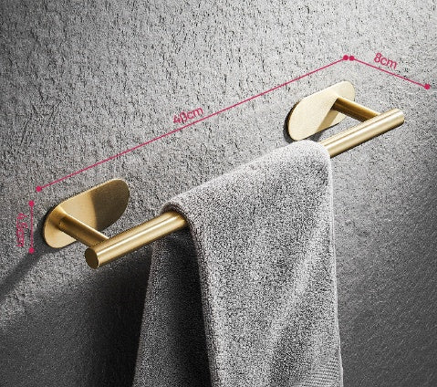 Single Bar Towel Rack Bathroom Hook Bathroom Pendant Dress Me Up