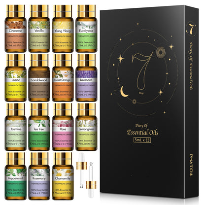 Pure Essential Oils 15pcs Gift Set Natural Plant Aroma Dress Me Up