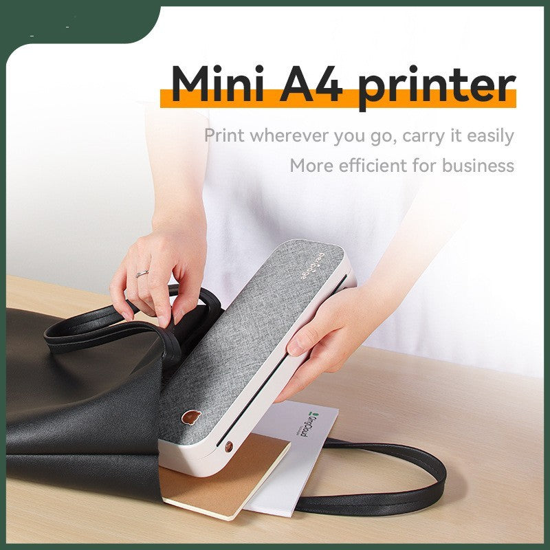 Mini A4 Printer Household Small Portable Ink-free Error Machine Dress Me Up