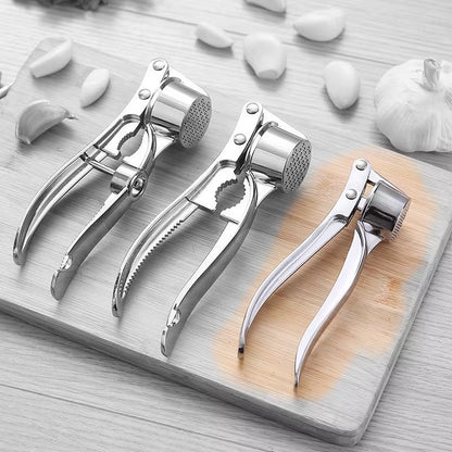 Garlic Press Kitchen Stainless Steel Garlic Smasher Crusher Mincer Manual Press Grinding Tool Kitchen Accessories