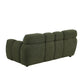 Home Upholstered Sofa Green CoolZStuffs