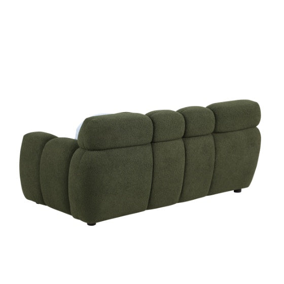 Home Upholstered Sofa Green CoolZStuffs