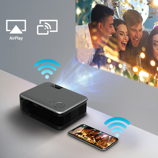 Portable Small Wireless High-definition Multi-function Indoor And Outdoor Compact Projector Dress Me Up