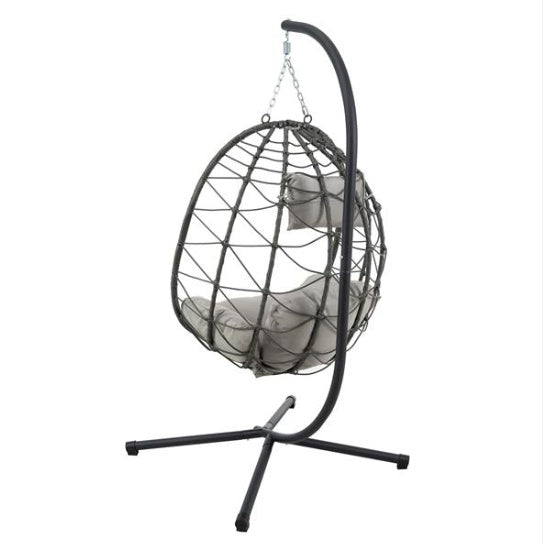 Indoor And Outdoor Swing Chairs, Hanging Basket Chairs With Stands Are Suitable For Bedrooms, Living Rooms, Balconies, And Are Prohibited From Being Sold On The Wayfair Platform CoolZStuffs