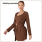 Women's Fashion Simple Solid Color Suit Dress Me Up