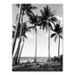 Nordic Modern Black And White Seaside Landscape Holiday Surfing Background Wall Poster Frameless Painting Dress Me Up