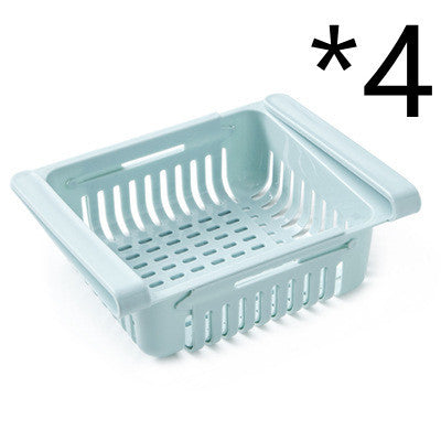 Refrigerator Storage Basket Stretchable Multifunction Kitchen Refrigerator Storage Box Dress Me Up