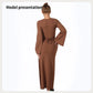 Women's Fashion Simple Solid Color Dress Dress Me Up