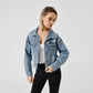 Women's Denim Long Sleeve Jacket Fashion Top Dress Me Up