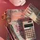 Pink Budget Bundle Plastic Metal Plastic PU Leather