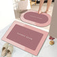 Simple Bathroom Absorbent Non-slip Floor Mat Dress Me Up