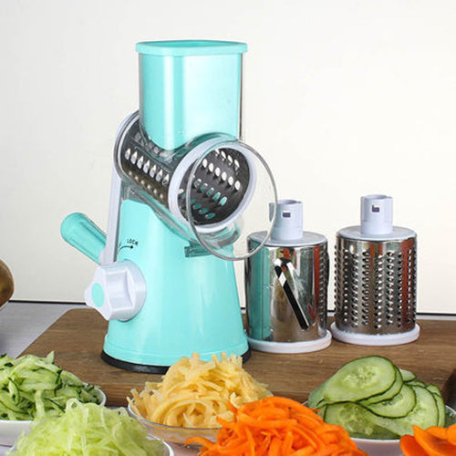 Manual Kitchen Accessories Multifunctional Round Mandoline Potato Slicer Vegetable Cutter Slicer Cheese Kitchen Gadgets Dress Me Up