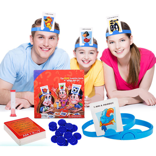 Quick Question Of What Am I Cards Board Game Funny Gadgets Novelty Toys Children Parents Party Games Dress Me Up