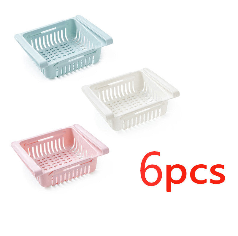 Refrigerator Storage Basket Stretchable Multifunction Kitchen Refrigerator Storage Box Dress Me Up