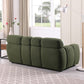 Home Upholstered Sofa Green CoolZStuffs