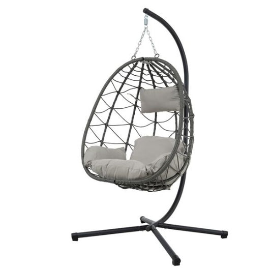 Indoor And Outdoor Swing Chairs, Hanging Basket Chairs With Stands Are Suitable For Bedrooms, Living Rooms, Balconies, And Are Prohibited From Being Sold On The Wayfair Platform CoolZStuffs