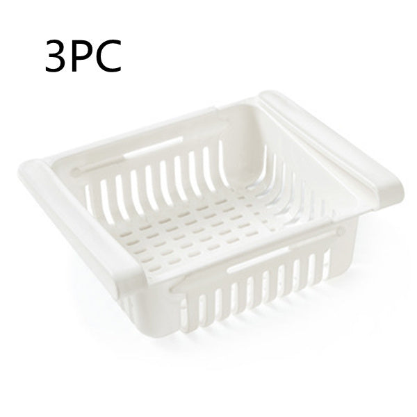 Refrigerator Storage Basket Stretchable Multifunction Kitchen Refrigerator Storage Box Dress Me Up