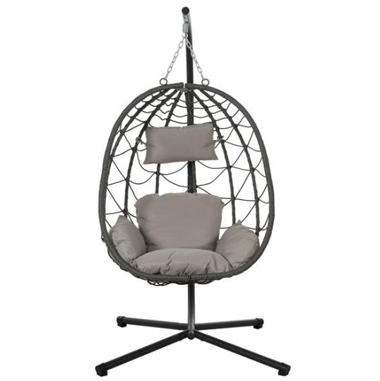 Indoor And Outdoor Swing Chairs, Hanging Basket Chairs With Stands Are Suitable For Bedrooms, Living Rooms, Balconies, And Are Prohibited From Being Sold On The Wayfair Platform CoolZStuffs