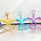 Giraffe Tubes Sensory Toys Novelty Spring Fidget Toy Stretch Tube Stress Relief Toy For Kid Birthday Gift Party Favors Dress Me Up