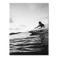 Nordic Modern Black And White Seaside Landscape Holiday Surfing Background Wall Poster Frameless Painting Dress Me Up