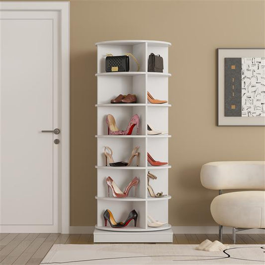 360 Rotating Shoe Cabinet 6 Floors CoolZStuffs