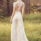 Bride Pants Suit Wedding Bridal Gowns Short Sleeve Jumpsuit Dress Me Up