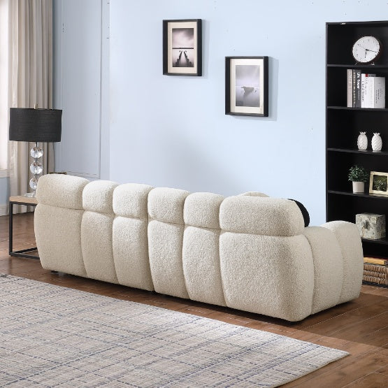 Home Fabric Sofa Beige CoolZStuffs