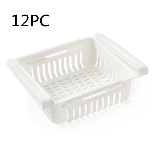 Refrigerator Storage Basket Stretchable Multifunction Kitchen Refrigerator Storage Box Dress Me Up