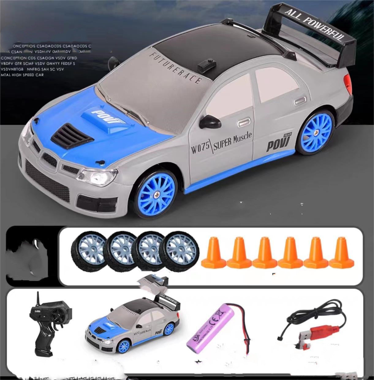 2.4G Drift Rc Car 4WD RC Drift Car Toy Remote Control GTR Model AE86 Vehicle Car RC Racing Car Toy For Children Christmas Gifts Dress Me Up