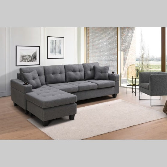 Fabric Sectional Sofa CoolZStuffs