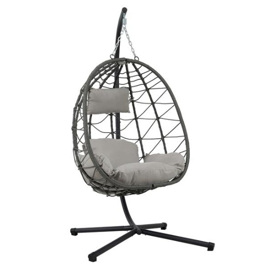 Indoor And Outdoor Swing Chairs, Hanging Basket Chairs With Stands Are Suitable For Bedrooms, Living Rooms, Balconies, And Are Prohibited From Being Sold On The Wayfair Platform CoolZStuffs