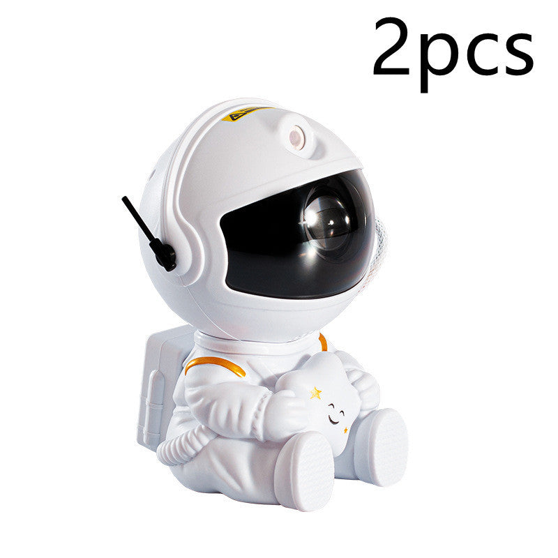 Mini Version Of Astronaut Star Projection Lamp Creative Gift Atmosphere Decorative Lamp Colorful Flowing Starry Night Light Dress Me Up